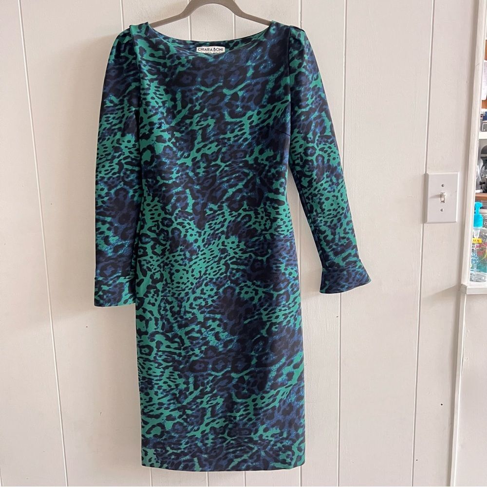 Chiara Boni La Petite Robe Darsey Jungle Fever Green Dress